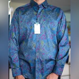 Robert Graham brand new Tailored Fit Modern in XXL